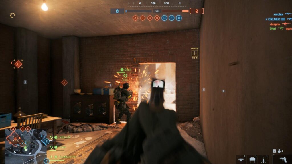 A first-person view of Battlefield 6