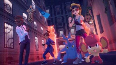 Trainers with Pokémon in Legends Z-A