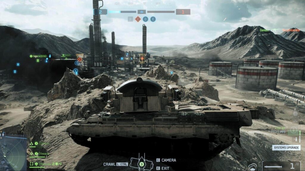 A screenshot from Battlefield 6 showing an armored vehicle