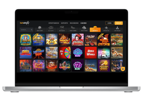 Betwhale - best jackpot slots site for high rollers