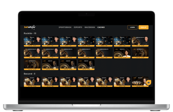 Betwhale - top roulette site for highrollers