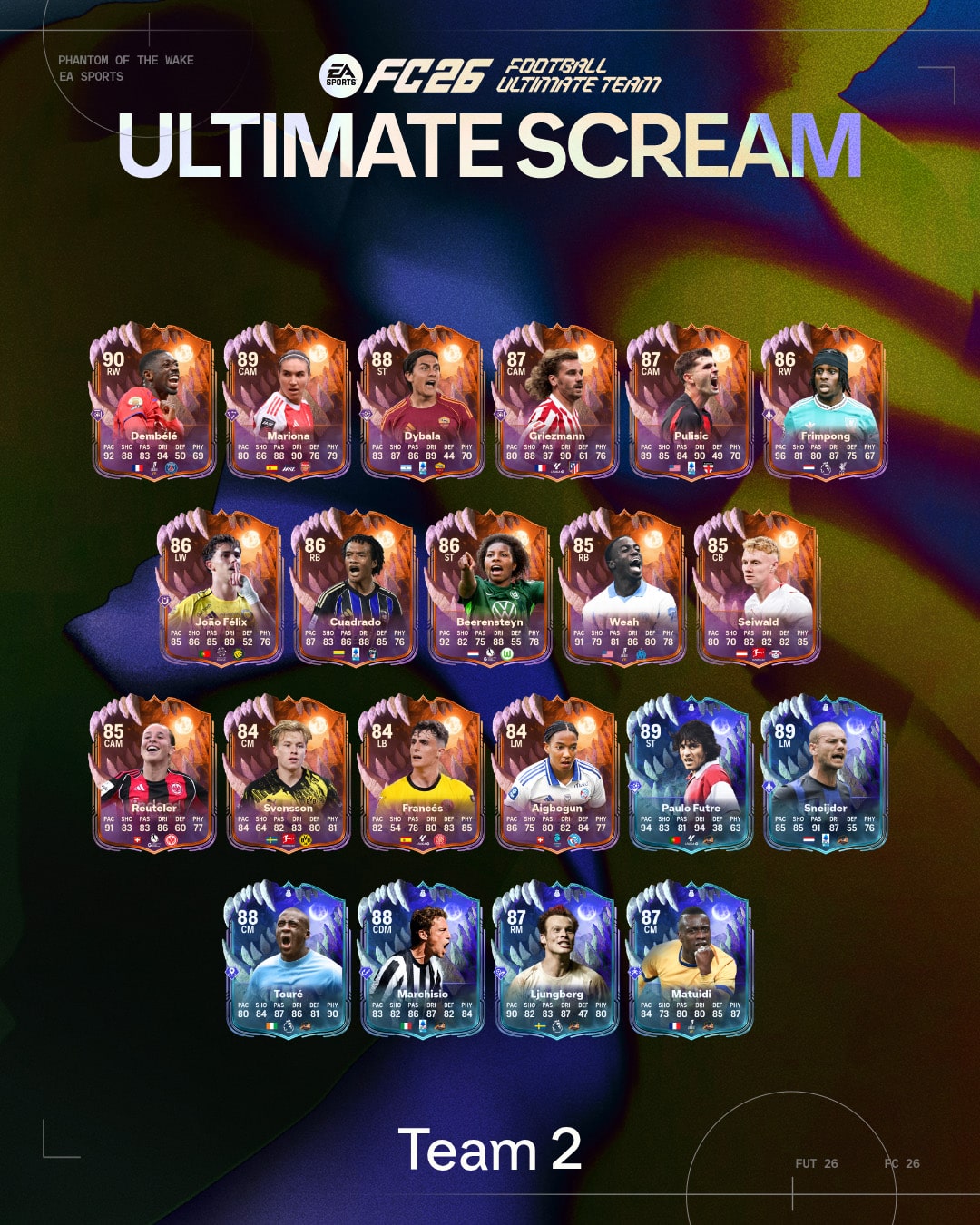EA FC26's Ultimate Scream Team 2 comes out to play on this spooky night ...