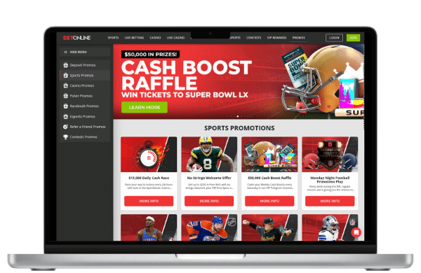 Best new sportsbook for bonuses-BetOnline