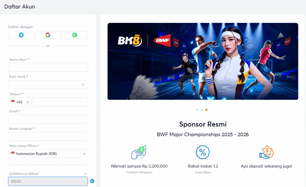 Cara Registrasi Akun di Situs Judi Online Terpercaya