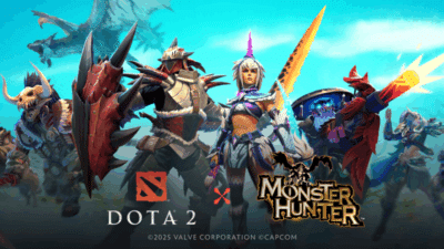DOTA 2 x Monster Hunter collab artwork
