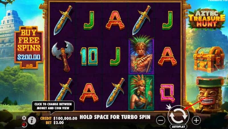 Nhấn vào nút “SPIN  Quay” để khởi động các cuộn quay