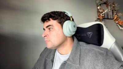 Writer wearing SteelSeries Arctis Nova Elite