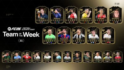 EA FC TOTW 11 squad
