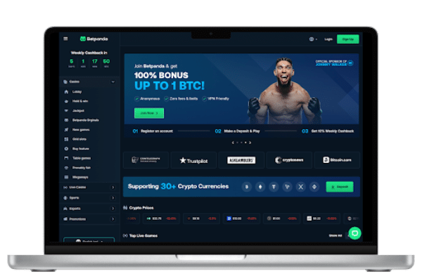 Betpanda - the best Solana crypto casino overall