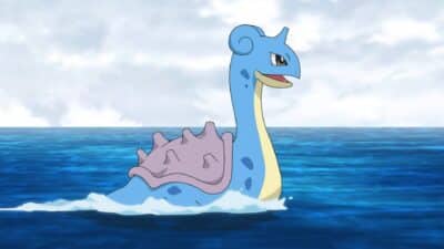lapras in water