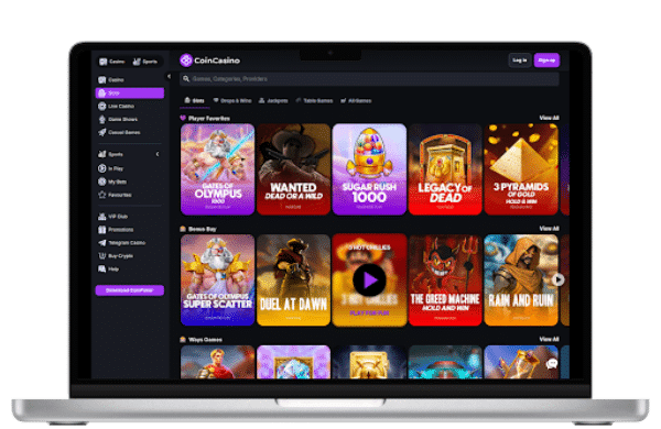 Best Solana gambling site for high rollers - CoinCasino