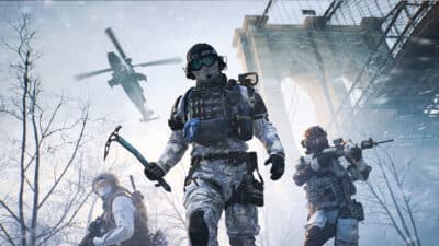 Picture of wintry themed soldiers from Battlefield 6