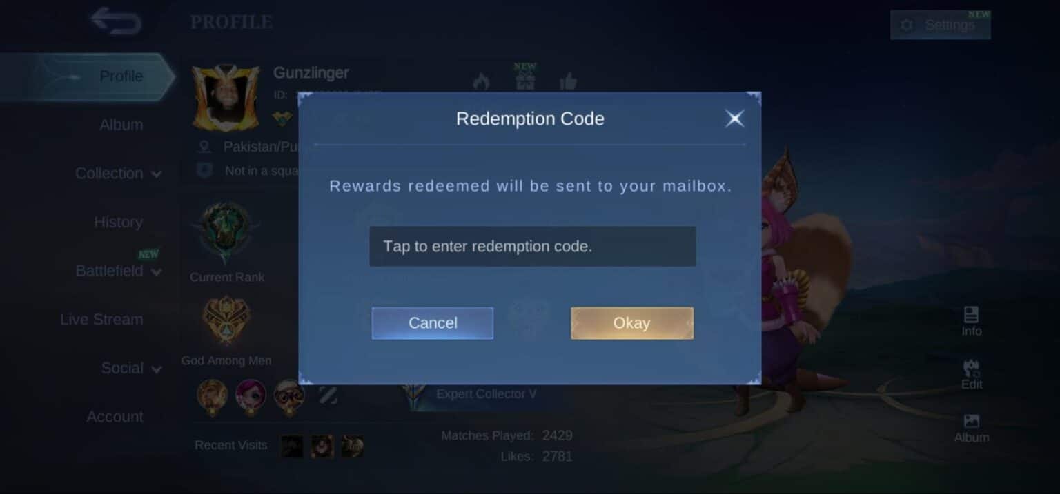 Best Mobile Legends Bang Bang codes for February 2026
