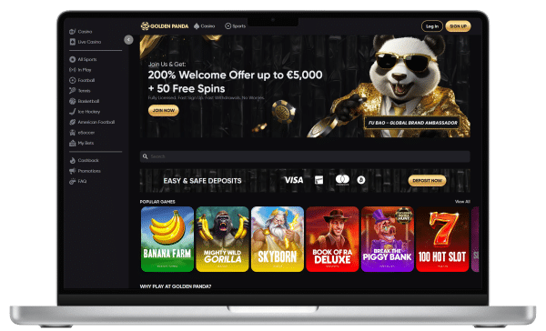 Golden Panda UAE Online Casino