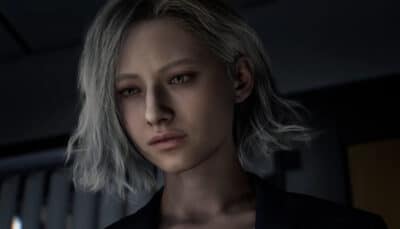 A woman quietly gathers her resolve as the tension grows in Resident Evil Requiem