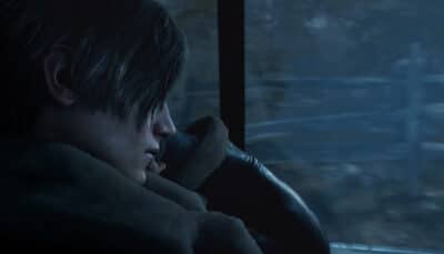 Leon rests quietly as the journey begins in Resident Evil Requiem