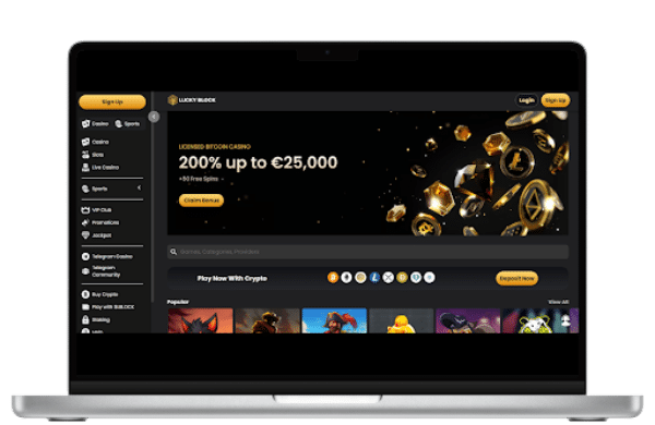 Lucky Block - best DOGE casino for fast payouts