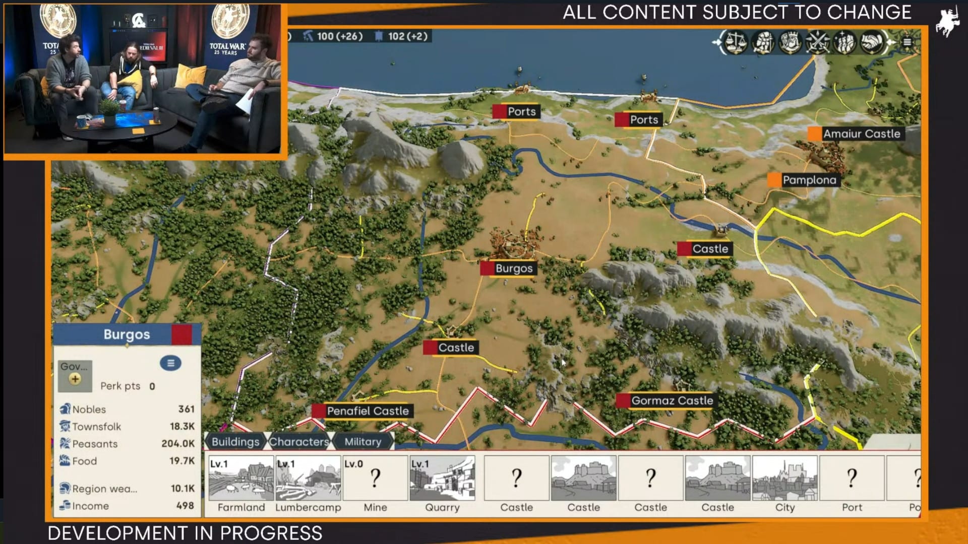 Image of Medeival 3 Total War pre production map of Iberia.