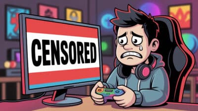 Gamer censored