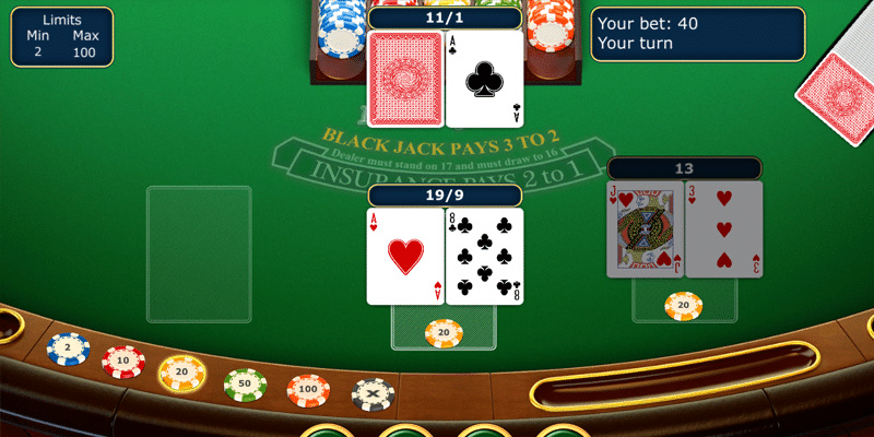 Mục tiêu chơi Xì Dách là đạt được tổng điểm bài gần 21 nhất