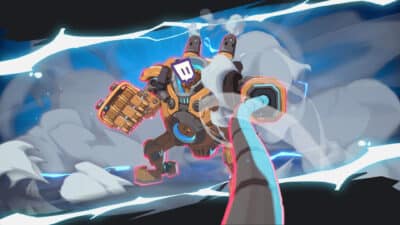 Image of Blitzcrank with the Twitch logo on its head.