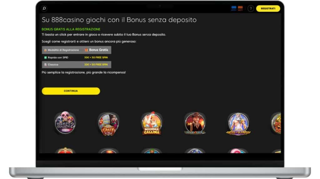 Zona gioco bonus senza deposito