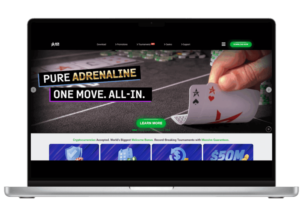 ACR Poker: Best for Big Guaranteed Tournaments and Volume