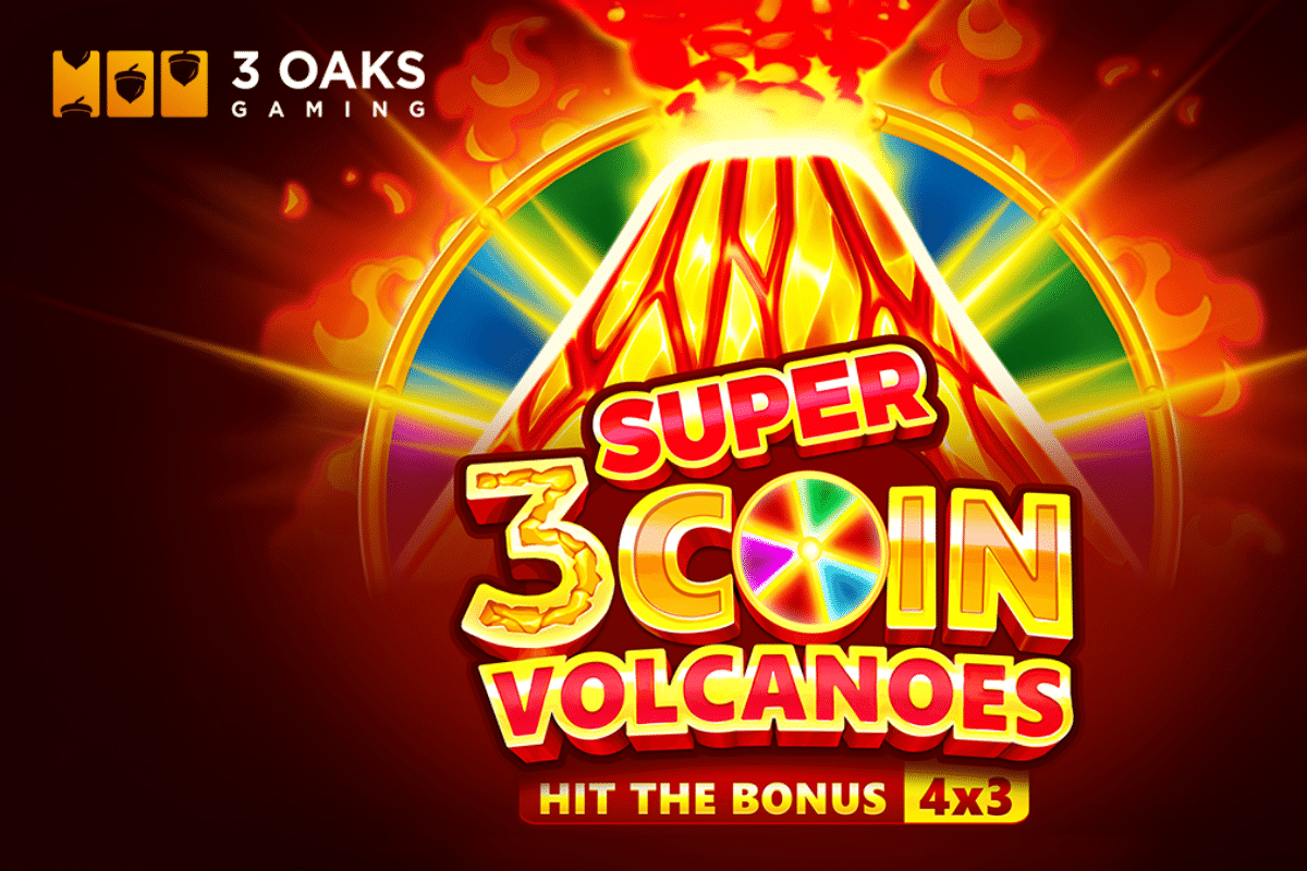 3 Oaks Gaming releases 3 Super Coin Volcanoes, latest slot in its portfolio  - The Escapist