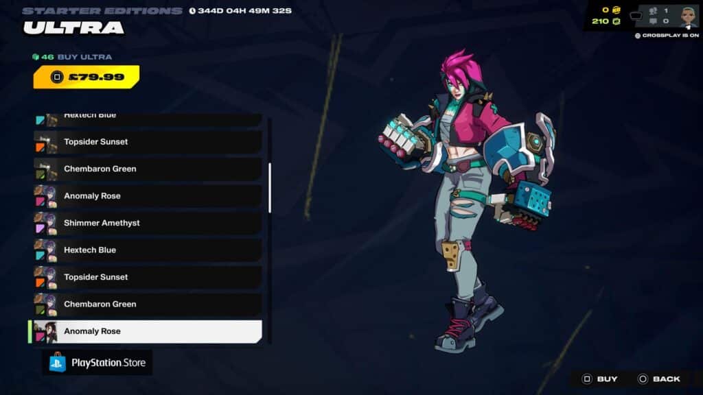 2XKO衣装プレビューでは、Viがピンクのアクセントが付いたAnomaly Roseカラーバリエーションを着用している様子が映し出されている。