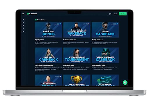 Betpanda - best no registration casino for bonuses