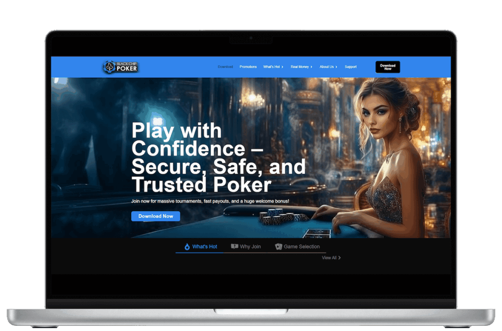 Black Chip Poker: Best for Softer-Feeling Games and Simple Rewards