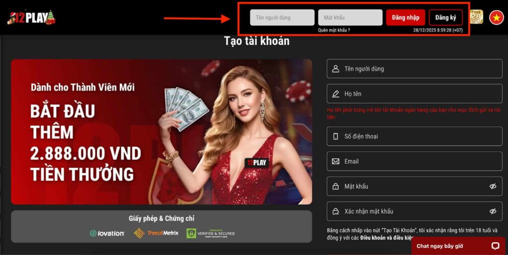 Đăng nhập tài khoản nhà cái để xả kèo