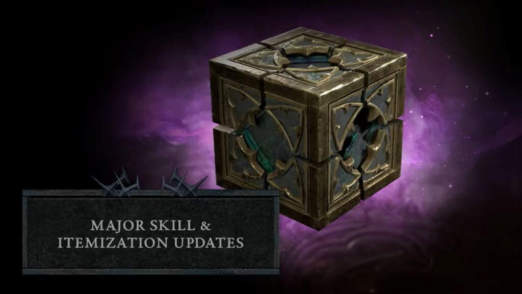 Horadric Cube returning with skill and itemization updates in Diablo 4 Lord of Hatred