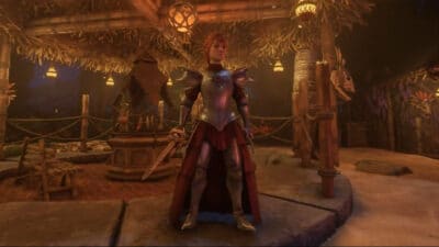 Image of the new Enshrouded armor set coming witht he latest winter early access patch.