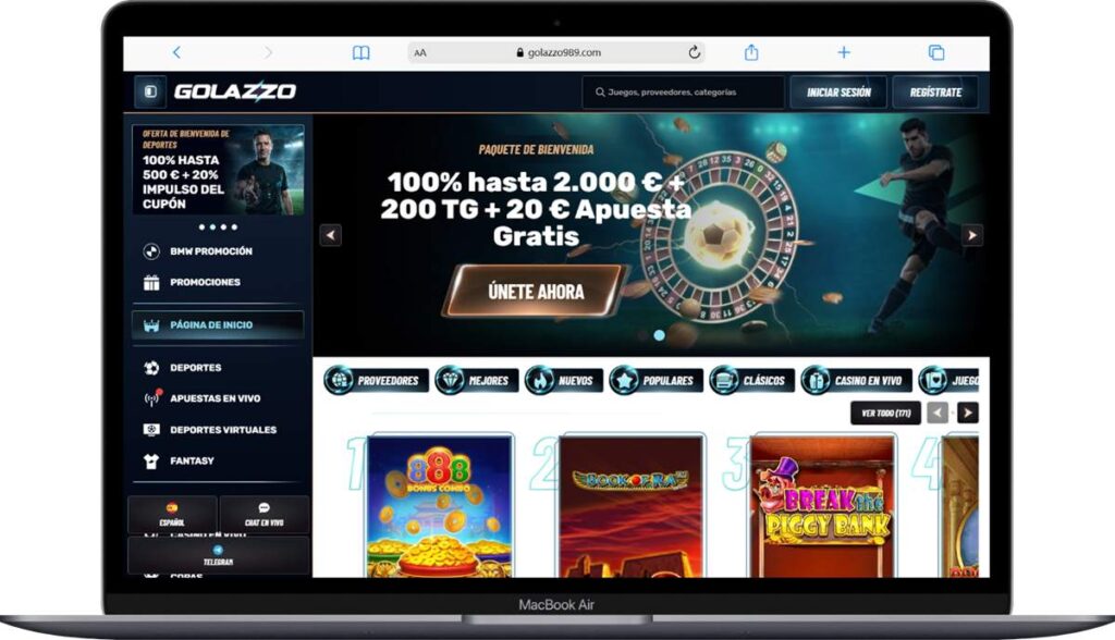 Casinos online legales en España - Golazzo