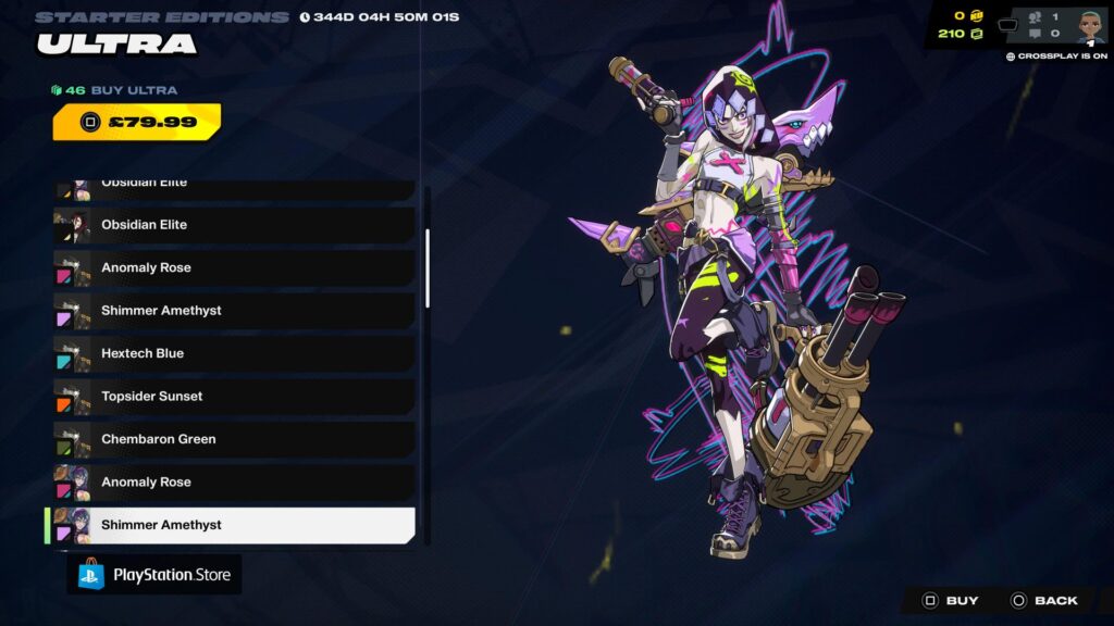 2XKO Ultraのプレビューでは、ジンクスがシマーアメジストカラーバリエーションの武器を持っている様子が映し出されている。