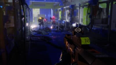 Marathon in raid image of a neon map