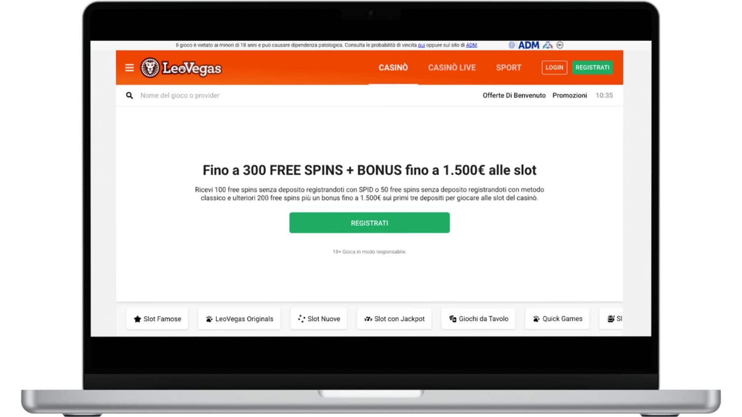 Casino prelievo immediato: LeoVegas