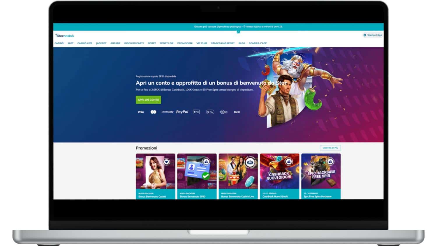 Casino che pagano subito: StarCasinò