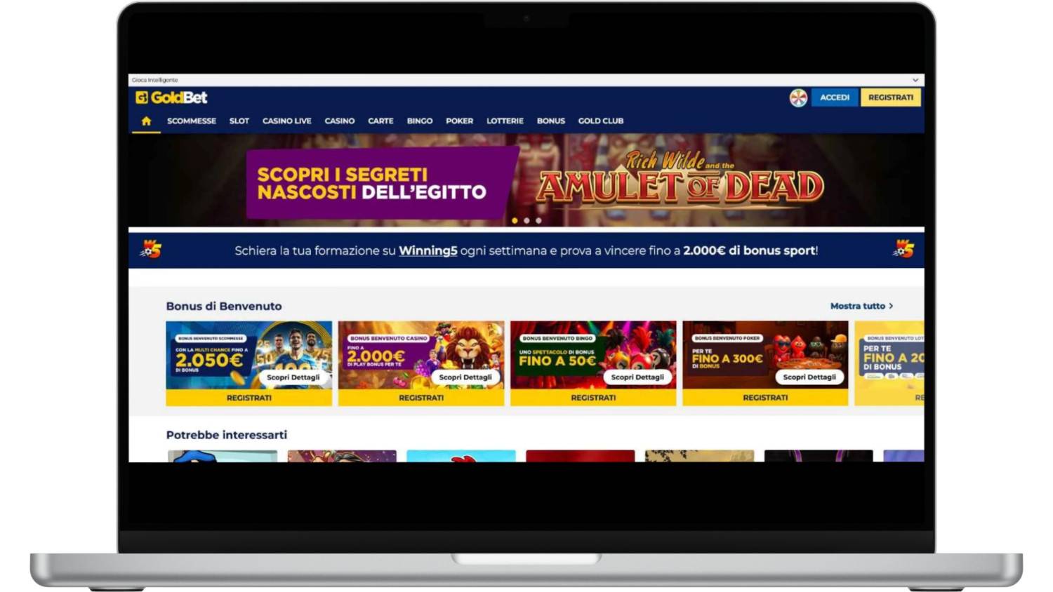 Casino prelievo immediato: GoldBet
