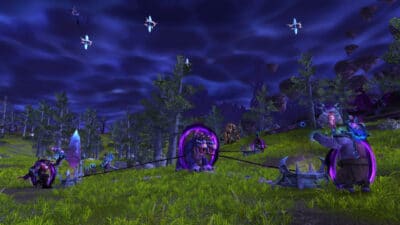 Image of a void event in World of Warcraft.