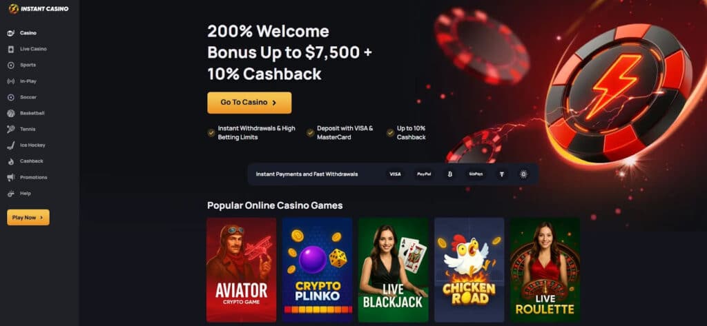 Casino stranieri: Instant Casino