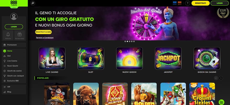 Migliori bonus casino: 888Casino