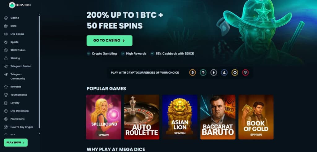 Migliori casino stranieri: MegaDice