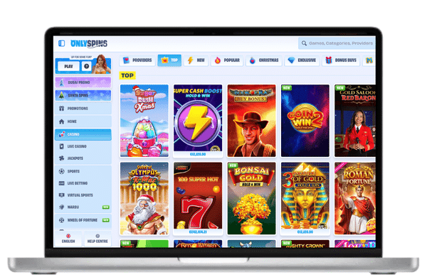 onlyspins casino 600x390