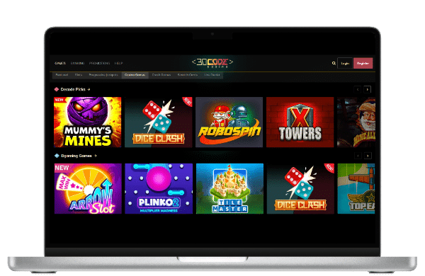 Play instant win crash and plinko at Decode Casino.