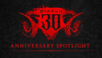 Diablo 30th Anniversary Spotlight key art and event branding