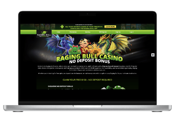 Raging Bull Casino No Deposit Sign-Up Bonus