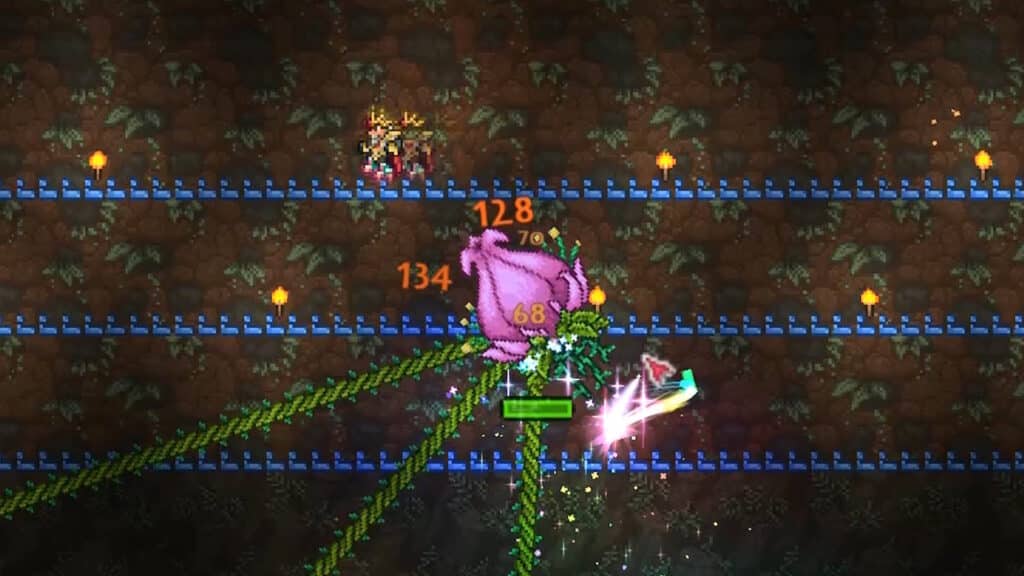 テラリア スカイブロック アリーナでプランテラと戦う