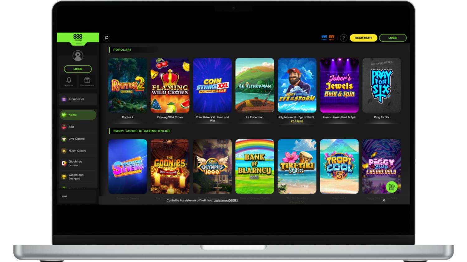 Migliori casino con licenza europea: 888Casino